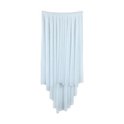 Women Pull on Elastic Waist Ballet Wrap Skirt Swing Asymmetrical Sheer Dance Skirts High Low Tulle Irregular Dancewear Women