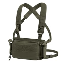 KRYDEX Tactical D3CR Chest Rig Vest with D3 Flatpack Backpack Bag Rifle Pistol Mag Pouch Hunting Airsoft Accessory Ranger Green