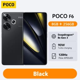 POCO F6 Smartphone Snapdragon®8s Gen 3 50MP Camera 6.67" 1.5K 120Hz DotDisplay 90W charging 5000mAh 5G NFC