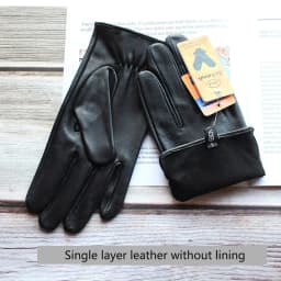 Summer Driving Sheepskin Gloves Men's Thin Touch Screen Leather Unlined Fashionable and Simple Motorcycle Riding Gloves