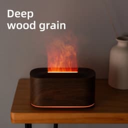 Essential Oil Diffuser,Flame Colorful Water Vapor Fire Humidifier for Aromatherapy Aroma Therapy Machine Room,Flame Diffuser