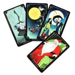 Cartoon DSN The Nightmare Before Christmas Tarot Deck and PDF Guidebook Board Game Divination Tell The Future Birthday Gift