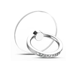 Cell Phone Ring Holder Stand Diamond Transparent Finger Grip Clear 360° Degree Rotation Kickstand Compatible IPhones