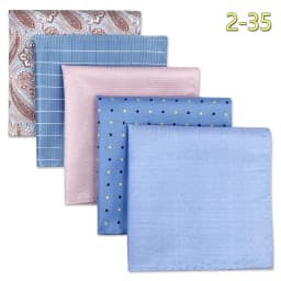 5 Pack Mens Suit Pocket Square Handkerchief Set Various Hanky Lot Classic Gentlemen Wedding Gift Accessories Large Dropshipping