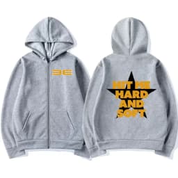 Hit Me Hard and Soft 2025 Tour Same Style Zipper Hoodies Men Women Hip Hop Fashion Trend Zip Up Jacket Unisex Zip Up Sweatshirts