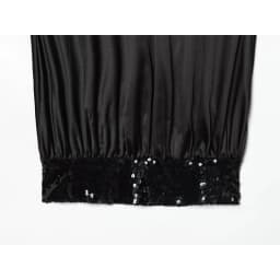 YENKYE Sexy Women Sequin Patchwork Satin Strapless Top New 2026 Party Black Crop Top
