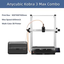 ANYCUBIC Speed FDM Series 3D Printer Kobra 2 Max Kobra 4 3D Printer Large Size Auto-levelling DIY FDM 3D Printers Kobra 4 Combo