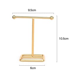 Jewelry Display Holder Metal Earring Storage Rack DIY Jewelry Organizer Holder Earring Necklace Pendants Organizer Display Stand