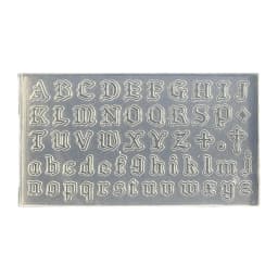 Silicone Molds Gothic Crafts Moulds Jewelry Making Tools Mini Letter Molds Silicone DIY Accessories for Craft R3MC