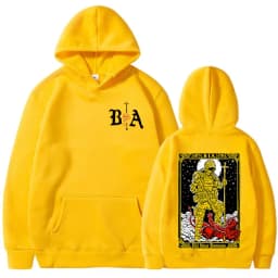 Demons Skeleton Brothers in Arms Double Sided Printed Hoodies Men's Clothing Fashion Sweatshirt Oversized Long Sleeve Pullovers