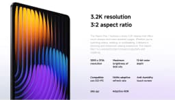 Xiaomi Pad 7 Global Version 11.2'' 144Hz 3.2K Display Snapdragon 7+ Gen 3 Octa Core Processor 8850Mah