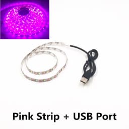 LED Night Light String DC5V With USB Port Cable 50CM 1M 2M 3M 4M 5M USB LED Strip Light Lamp SMD 3528 for TV/ PC/ Laptop