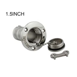 Marine Boat Hardware Deck Filler 38/50mm 316 Stainless Steel Key Cap Filler Water Waste Diesel Gas Fuel Deck Filler 1.5" and 2"
