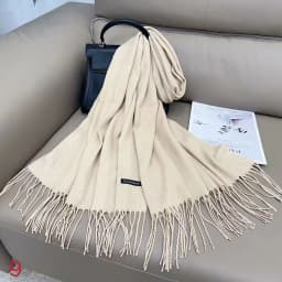 Luxury Solid Winter Scarf Women Pashmina Shawls Soft Scarves Wraps Cashmere Feel Blanket Warm Stoles for Lady Outdoor Bufanda