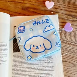 Korean Cute Bear Large Capacity Sanitary Napkin Storage Bags Girls Cartoon Physiological Period Tampon Organiser Bag Mini Bag