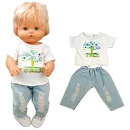 Nenuco Doll Jacket Set for 40cm Baby Dolls Clothes Toys Wear Children Girl Gifts