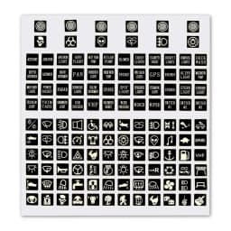 Luminous Car Sticker Instrument Panel Buttons Stickers PVC Truck Decoration Rocker Switch Label Circuit Decal