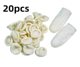 50/100Pcs Disposable Fingertips Protector Gloves Natural Rubber Non-slip Anti-static Latex Finger Cots Fingertips Durable Tool