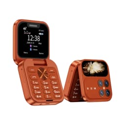 SERVO I18 mini 2G GSM/4G LTE Network Flip Mobile Phone 1.77-inch Screen Dual SIM FM Radio Flashlight Blacklist Mobile Phones