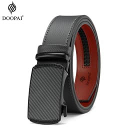 125cm Men Belts Leather Waist Strap Male Automatic Buckle Waistband Mens High Quality Girdle Belts for Women Men Gifts