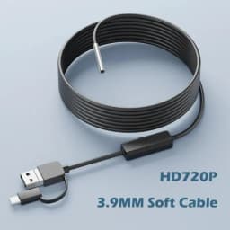 Android Endoscope Camera HD720P 8MM 3.9MM Lens 3in1 Micro USB TYPE-C Car Inspection Borescope Waterproof for Sumang HUIWEI PC