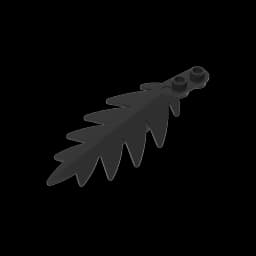Gobricks GDS-1440 Plant,Tree Palm Leaf Small 8 x 3 compatible with lego 6148 children's Educational Building Blocks Technical