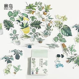 Cute cat Label Kawaii Diary Handmade Adhesive Paper Flake Japan Vintage box mini Sticker Scrapbooking  Stationery