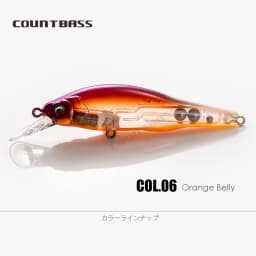 Countbass Sinking Minnow 80mm 3-1/8" 10.8g 3/8 oz. Dive 1.2-2.5m Hardbaits Fishing Lures Wobblers Jerk Your Bait Crankbaits