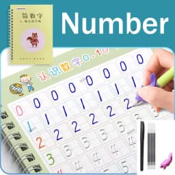 Montessori Copybook Reusable Hand-Painted Magic Toddler Calligraphy Children's Notebook Kid Groove Handwriting Writing Gifts