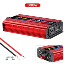 Pure Sine Wave Inverter DC 12V/24V To AC 110V/220V 1600W 2500W 3500W 4500W 5000W 6000W Portable Power Converter Universal Socket