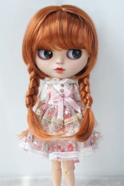 Jusuns BJD Wigs JD676 9-10inch 10-11inch 11-12inch Double Ponytail Braid Synthetic Mohair Doll Hair Fashion Doll Accessories