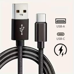 USB Type C Fast Charging Cable For Samsung Xiaomi Redmi POCO Honor Nylon Braided Quick Charge Cables For iPhone 15 16 17 Pro Max