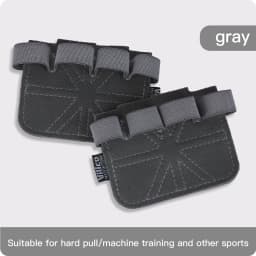 2 PC Powerlifting Gym Gloves Breathable Horizontal Bar Booster Gloves Weightlifting Leather Palm Guard Fitness Gloves Men Women