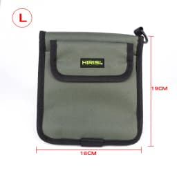 Hirisi Fishing Rig Bag Tackle Accessory Storage Bag for Carp Fishing Tackle Rigs Wallet Hair Rigs Transparent Carry Bag