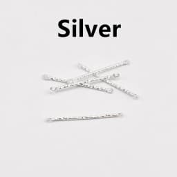 50Pcs/lot 15-30mm Double Eye Spiral Connector Headpins Embossing Thread Beading Head Pins For Jewelry Making Supplies