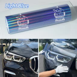 Car Motorcycle Vinyl Wrap Foil Laser Honeycomb Headlight Taillight Tint Film Modify Color Changing Stickers Car Styling