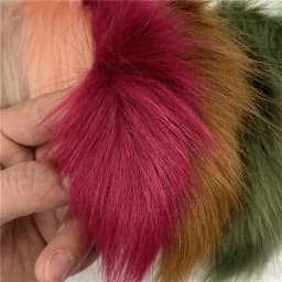Wholesale thick quality pile 5cm plush fox fur,felt cloth,faux fur fabric, Carpet Decoration Materials