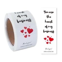 100pcs/Roll Personalized Labels 3*9cm Thank You For Your Purchase Stickers For Small Business Gift Package