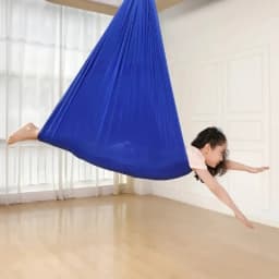 Sensory Swing for Children's Child 150X280CM Home Hammock Hangemock Adjustable Yoga Fitness Tool with Extension Straps Carabiner