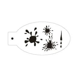 PET Stencil For Face Body Face Painting Paint Reusable Templates For Body Arts Cosplay Halloween Christmas Party