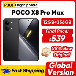 Global Version POCO X8 Pro Max 5G Smartphone Dimensity 9500s 6.83" AMOLED Display 50MP Camera 8500mAh 100W HyperCharge NFC