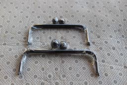 1 Pieces High Quality DIY Handbag Iron Metal Purse Frame Accessories Bag Parts Metal Bag Handles Wholesale Factory Obag Handles