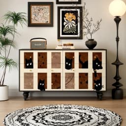 chest of drawers, bedroom multi-functional locker, dining side , living room wall storage