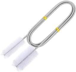 Nylon Wire Stainless Steel Spring Brush Fish Tank Filter Cleaning Brush Aquarium Drain Pipe Cleaning Pipe Brush Accessories Pet