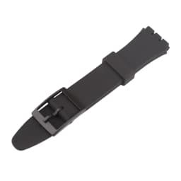 Watch strap accessories compatible for Swatch 17mm19mm colorful silicone rubber waterproof wristband bracelet for men and women