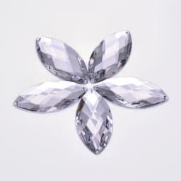 JUNAO 30*62mm Sew On Large Crystal AB Rhinestone Sewing Horse Eye Acrylic Stones Appliques Flat Back Strass Diamond