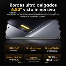 Smartphone POCO X8 Pro Max 5G Global Version MediaTek Dimensity 9500s 6.83" 1.5K 120Hz Ultra-bright AMOLED Display 8500mAh NFC