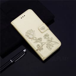 Rose Leather Wallet Flip Case For Motorola Moto G14 G54 G55 G84 E13 G04 G24 G34 G13 G23 G53 G56 G86 G85 5G G82 G35 G71 E14 Cover