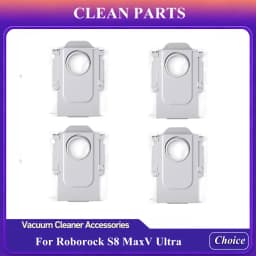 For Roborock S8 Maxv Ultra Vacuum Cleaner Accessories Mian Brush Side Brush Mop Pads Cloth Dust Bag Hepa Filter Spare Parts
