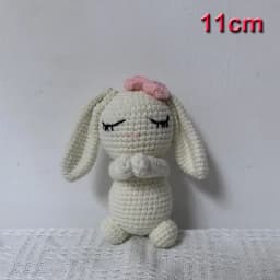 Handmade Kid Room Deco Stuffed Plush Toy Animal Amigurumi Handcrafts Kids Gifts Soft Fox Cow Lamb Birthday Sleeping Dolls